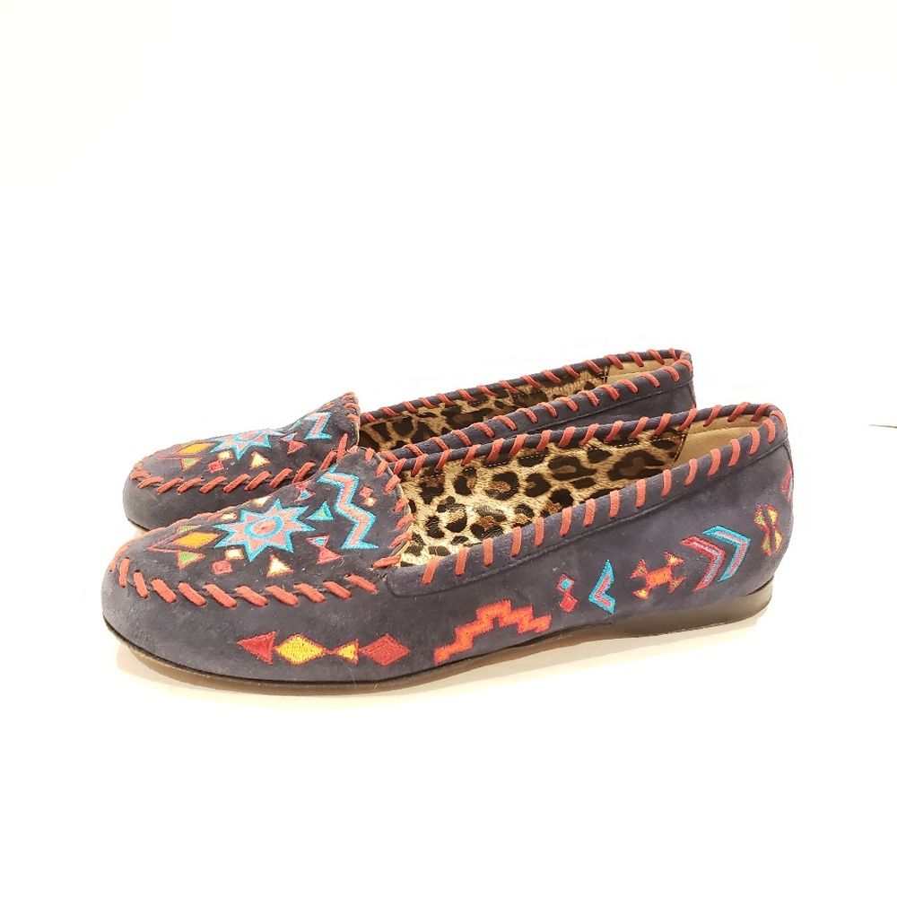 Warren Edward's womens flats size 7 colorful pattern beautiful